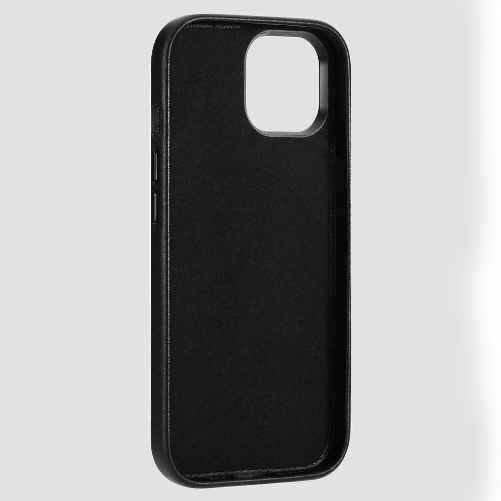 Wrangler Apple iPhone 15 Leather Embroidery Case Black - LW/3001BK15 - Image 4