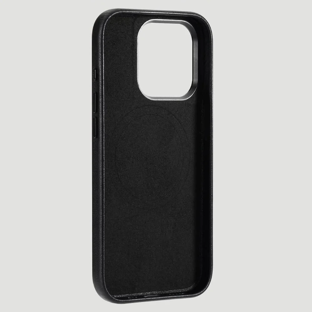 Wrangler Apple iPhone 15 Pro Leather Embroidery Case Black - LW/3001BK15PRO - Image 4