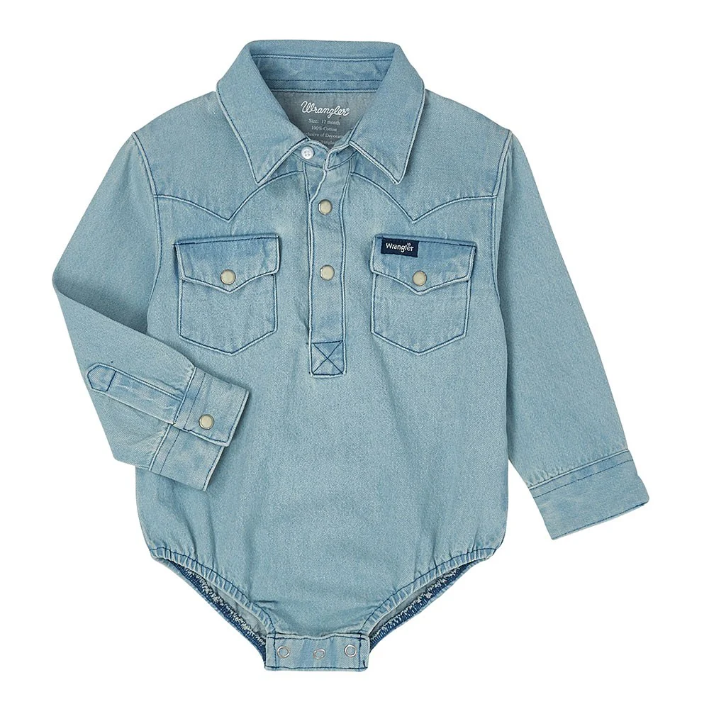 Wrangler Infant Boys Denim Onesie - PQ1371D