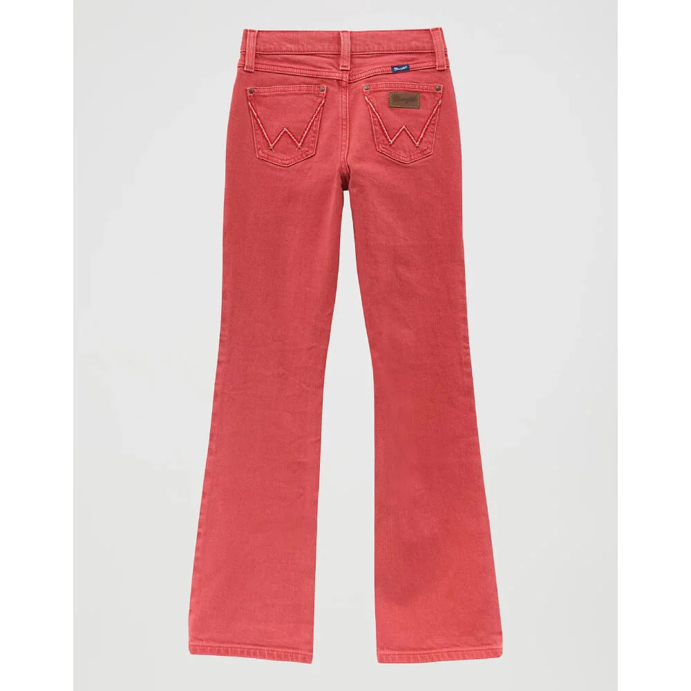 Wrangler Girls Retro Vibrant Bootcut Jeans Chili (pink) - 112371945 - Image 2