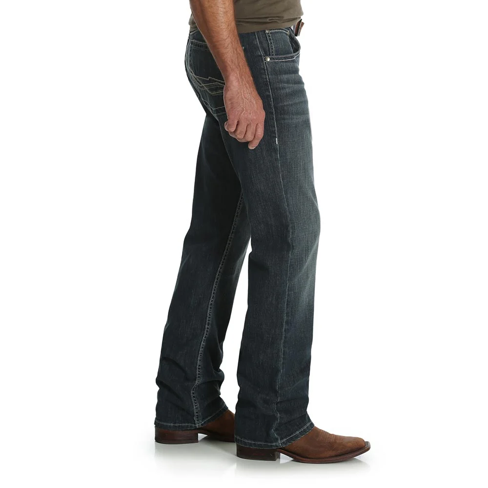 Wrangler Mens 20X Vintage Bootcut Slim Fit Jeans In Glasgow - 42MWXGG - Image 2