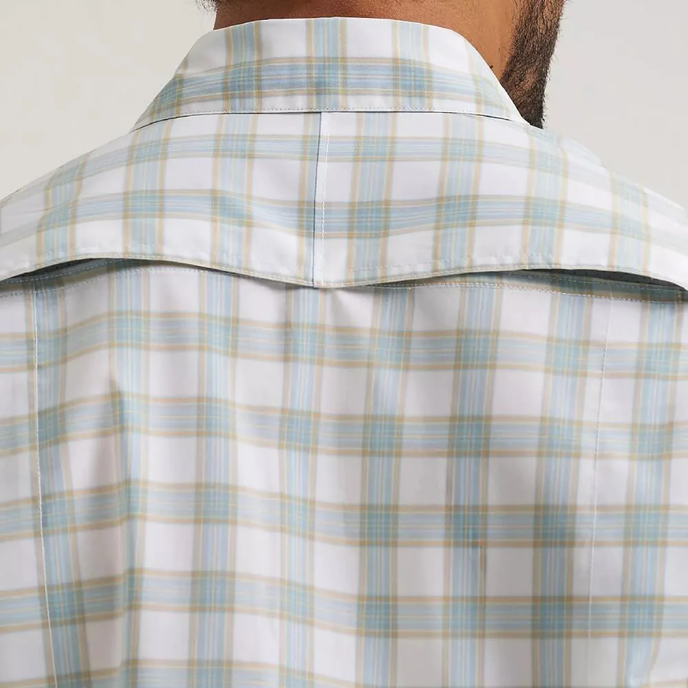 Wrangler Mens All Terrain Gear Shirt White Check - 112375101 - Image 7