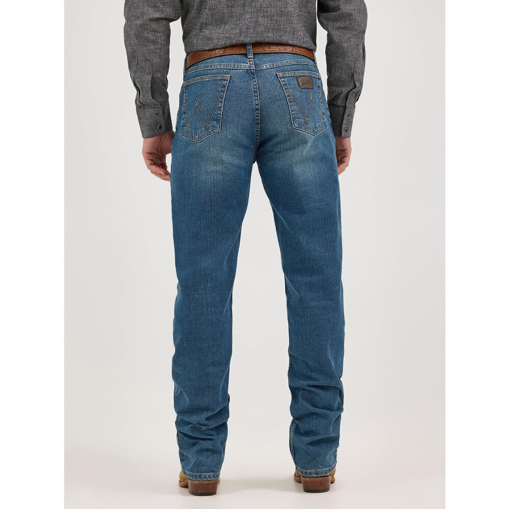 Wrangler Mens Cody Johnson 20X Jeans Blue Stone - 112369005 - Image 3