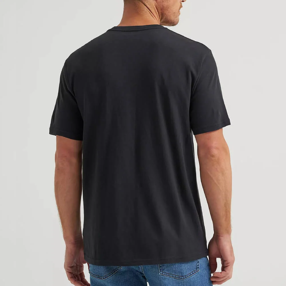Wrangler Mens Cody Johnson Concert T-Shirt Bold Black - 112358748 - Image 2
