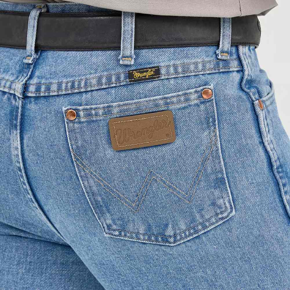 Wrangler Mens Cowboy Cut Slim Fit Jeans Antique Wash - 0936ATW - Image 5