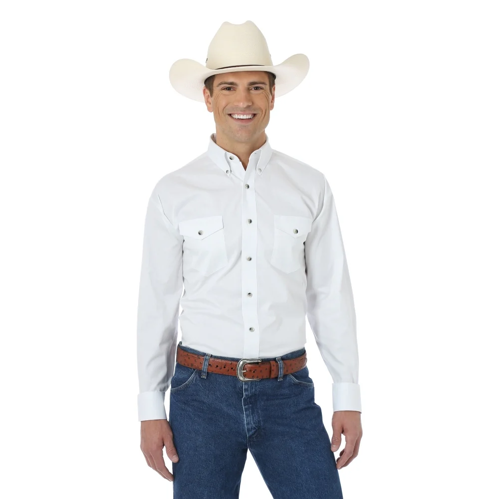 Wrangler Mens Painted Desert Basic Work Western Shirt - 71135CH