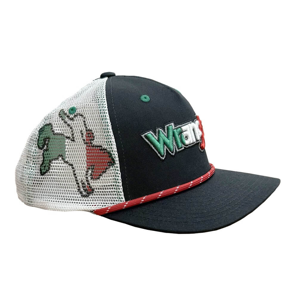 Wrangler Mens Ranchero Trucker Cap Black - RANCHERO - Image 2