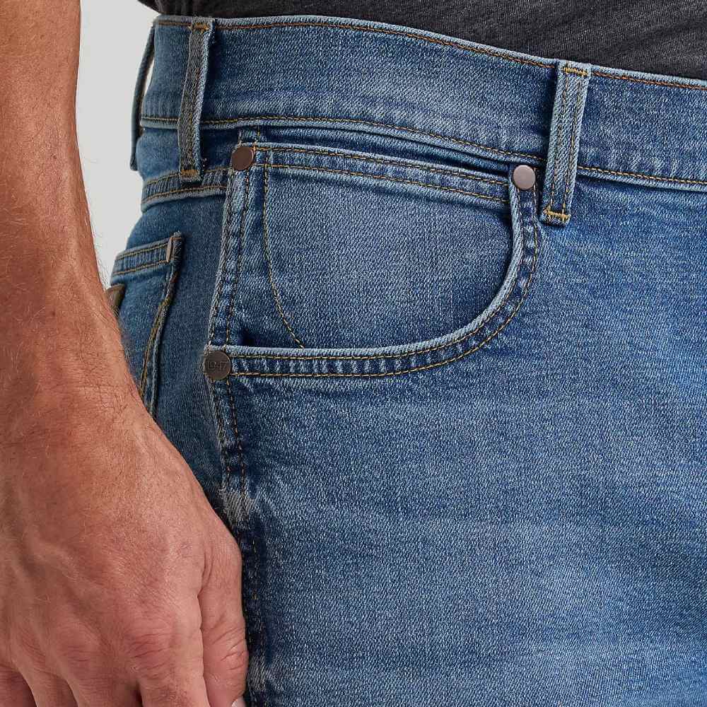Wrangler Mens Retro Relaxed Fit Jeans Evans - 112374791 - Image 4