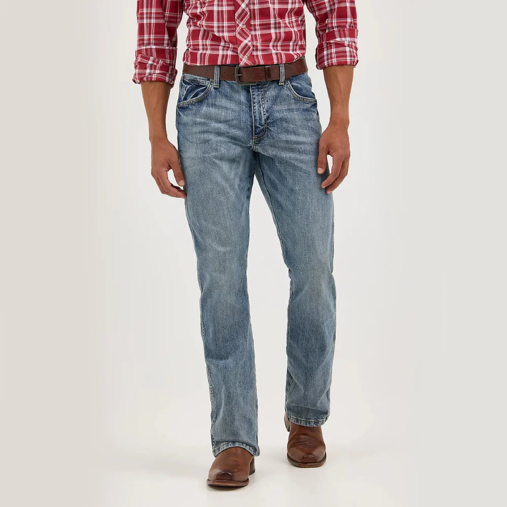Wrangler Mens Retro Slim Bootcut Jeans - 77MWZGL - Image 3