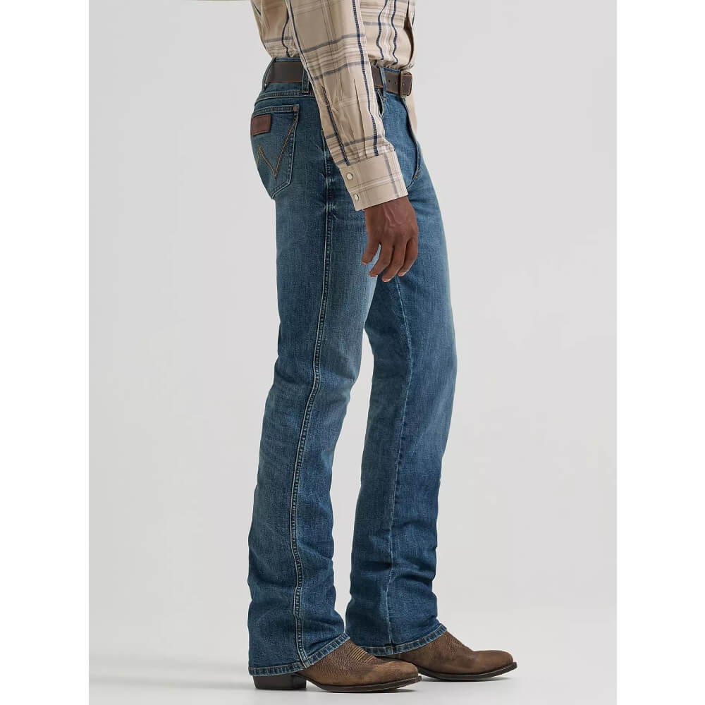 Wrangler Mens Retro® Slim Fit Bootcut Jeans Henry - 112378844 - Image 2