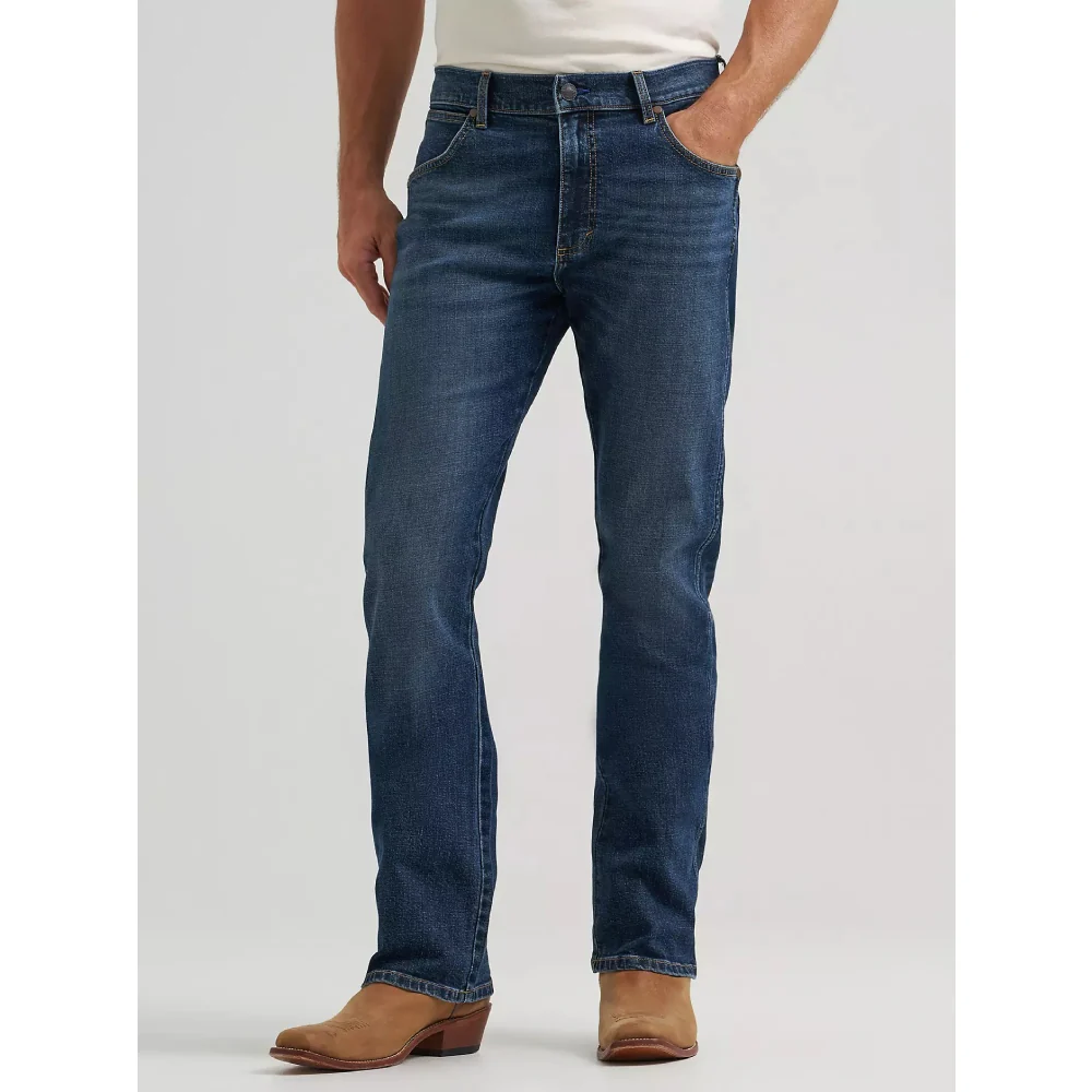 Wrangler Mens Retro Slim Fit Bootcut Jeans Hoffman - 112374793