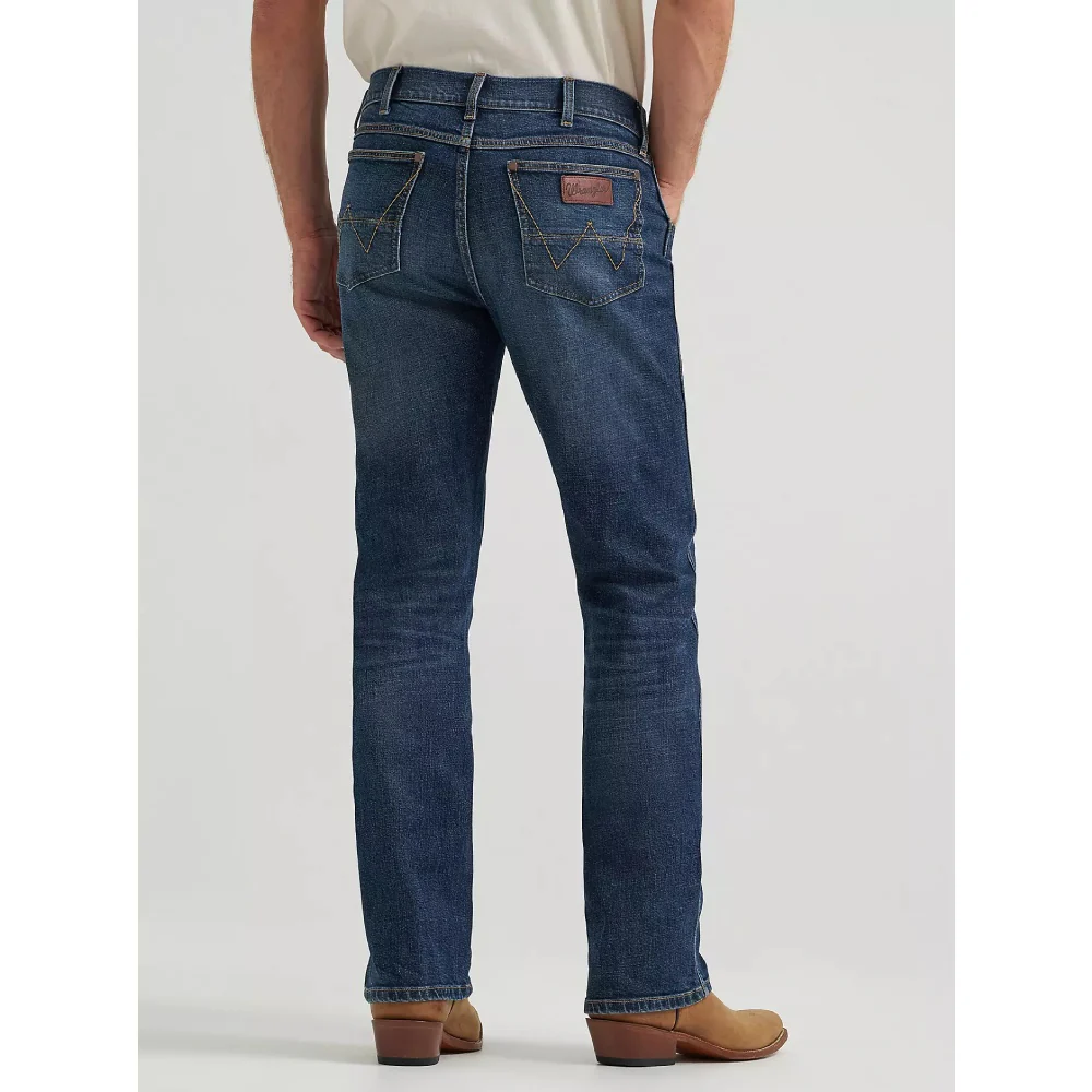 Wrangler Mens Retro Slim Fit Bootcut Jeans Hoffman - 112374793 - Image 3