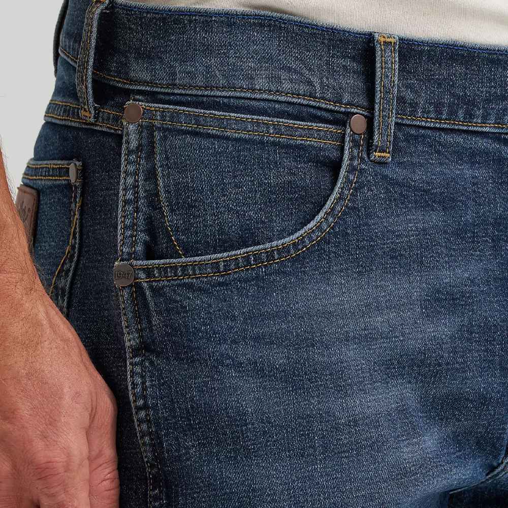 Wrangler Mens Retro Slim Fit Bootcut Jeans Hoffman - 112374793 - Image 4