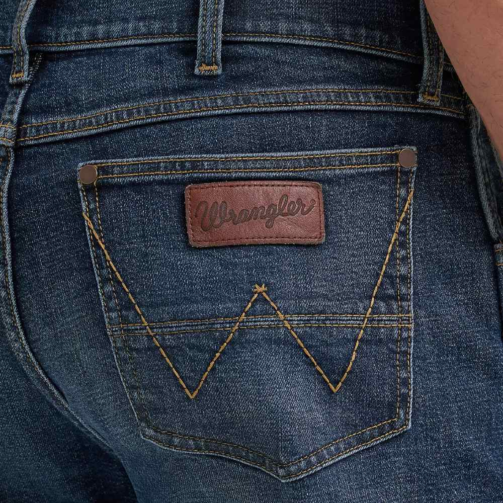 Wrangler Mens Retro Slim Fit Bootcut Jeans Hoffman - 112374793 - Image 5