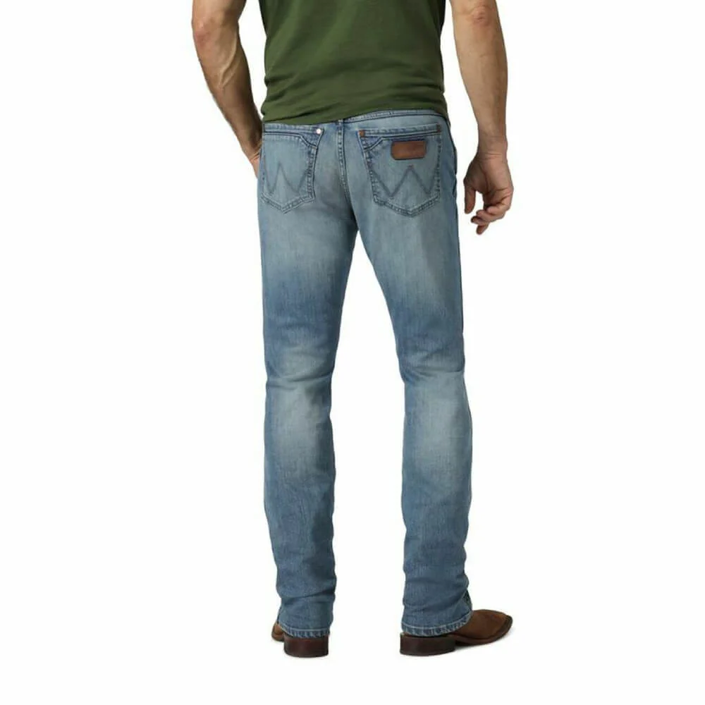 Wrangler Mens Retro Slim Straight Jeans - 1088MWZJK - Image 2