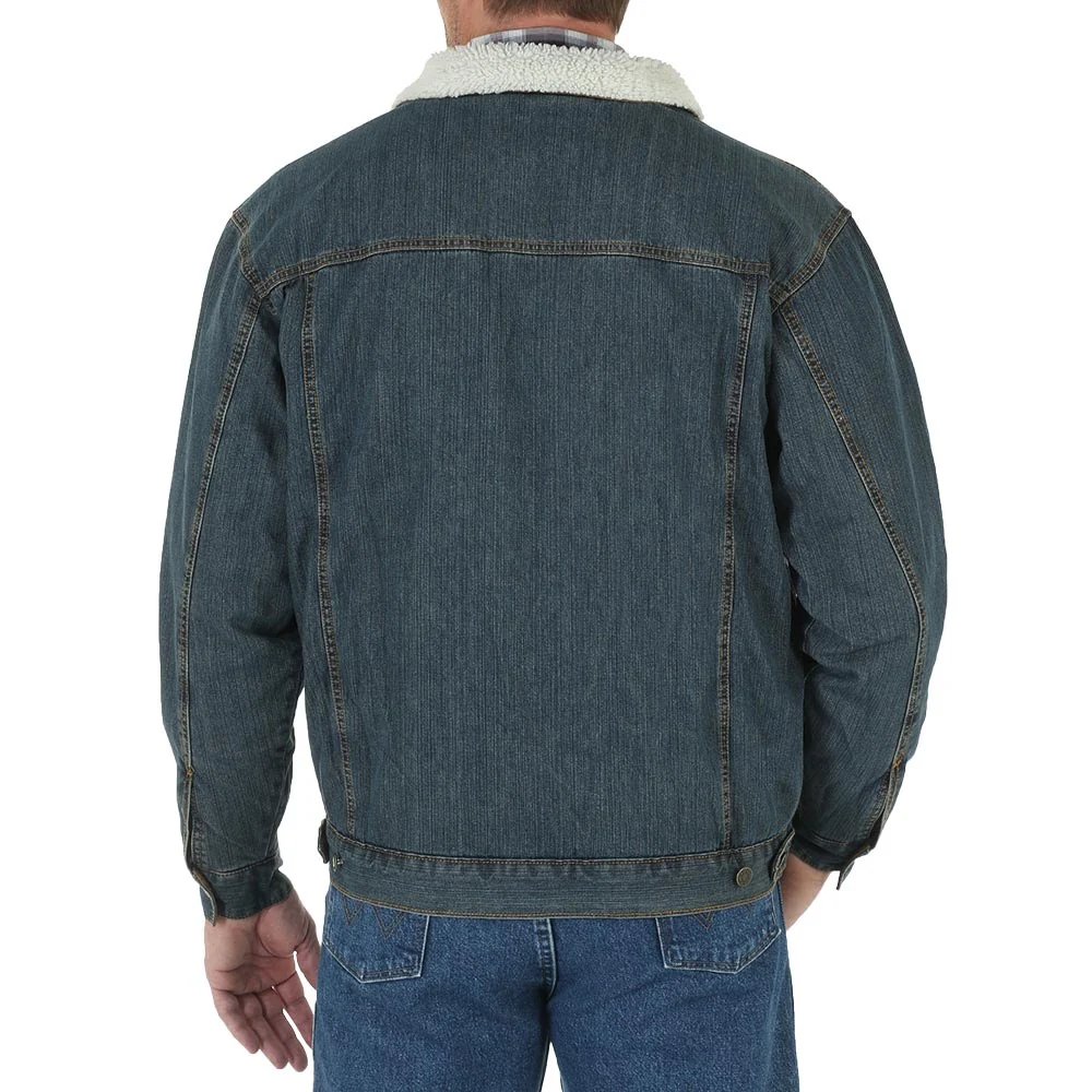 Wrangler Mens Sherpa Lined Jacket - 74256RT - Image 2