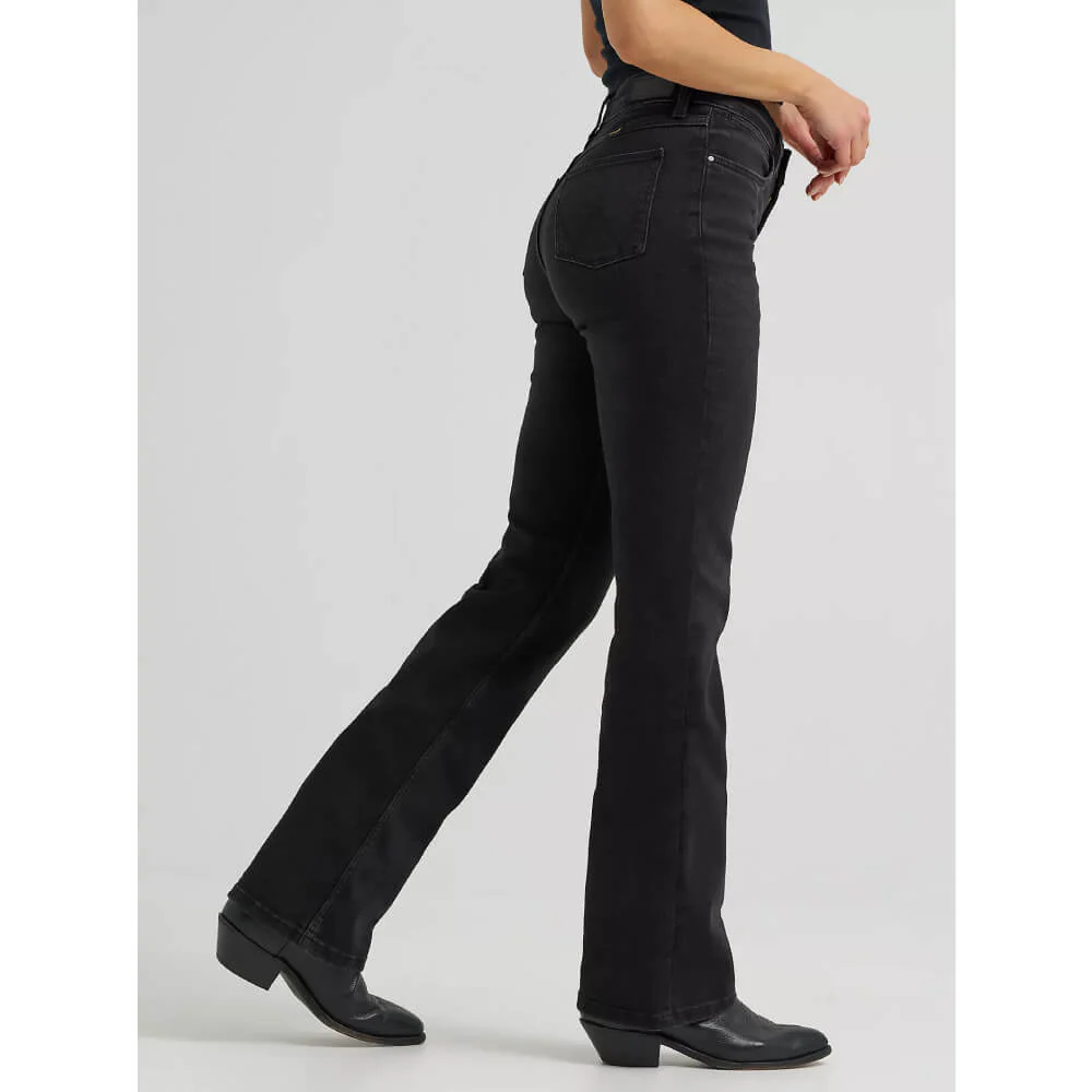 Wrangler Womens High Rise Bold Boot Jeans - 112324252 - Image 4