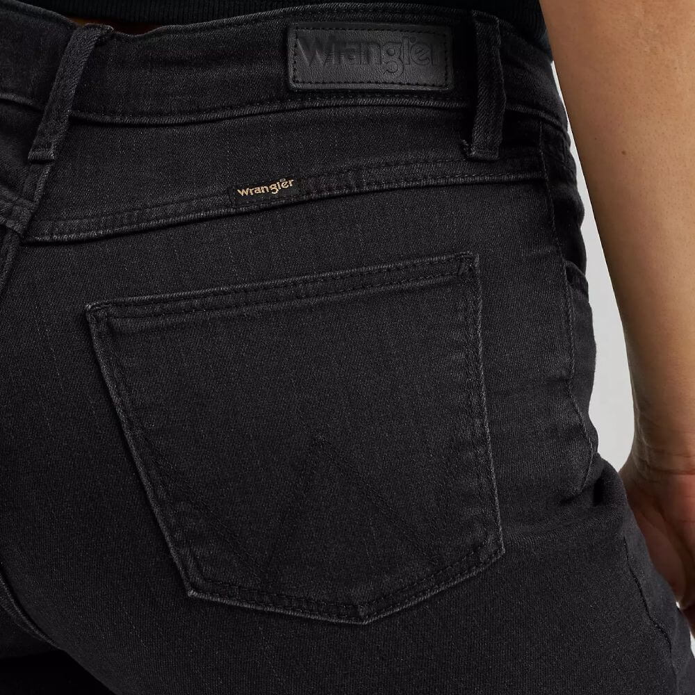 Wrangler Womens High Rise Bold Boot Jeans - 112324252 - Image 6