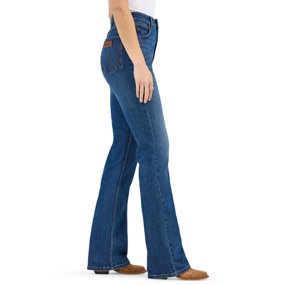 Wrangler Womens The Ultimate Riding Rodeo Bootcut Jeans - 112367607 - Image 2