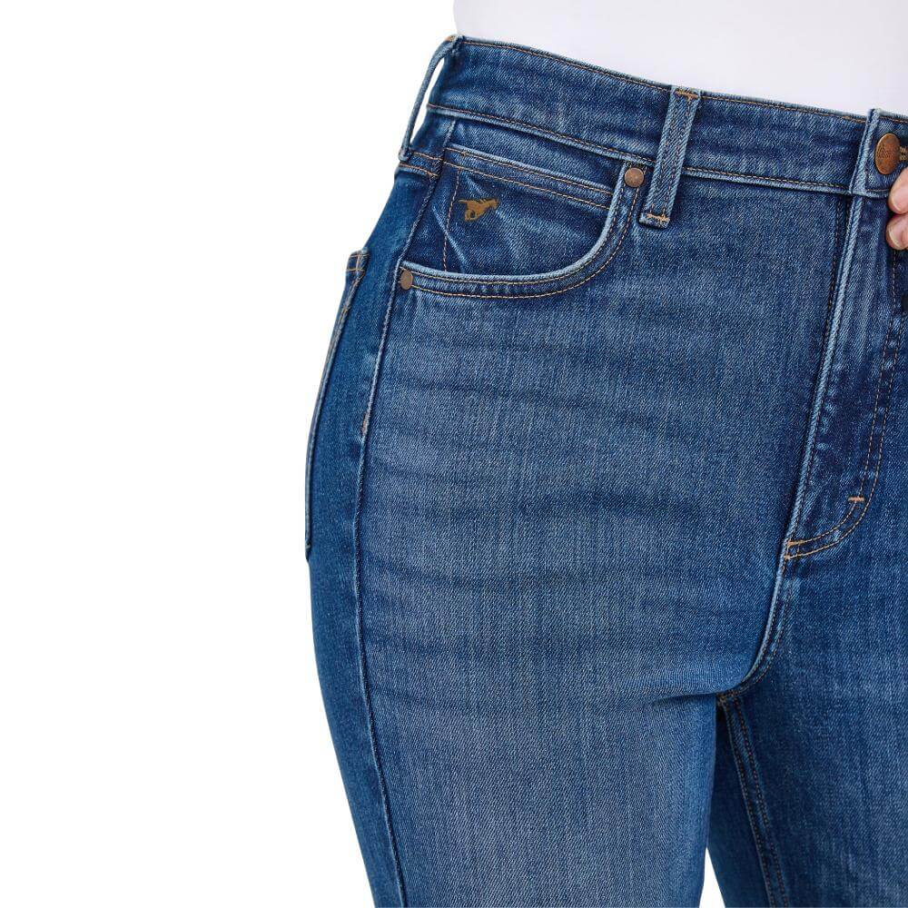 Wrangler Womens The Ultimate Riding Rodeo Bootcut Jeans - 112367607 - Image 4