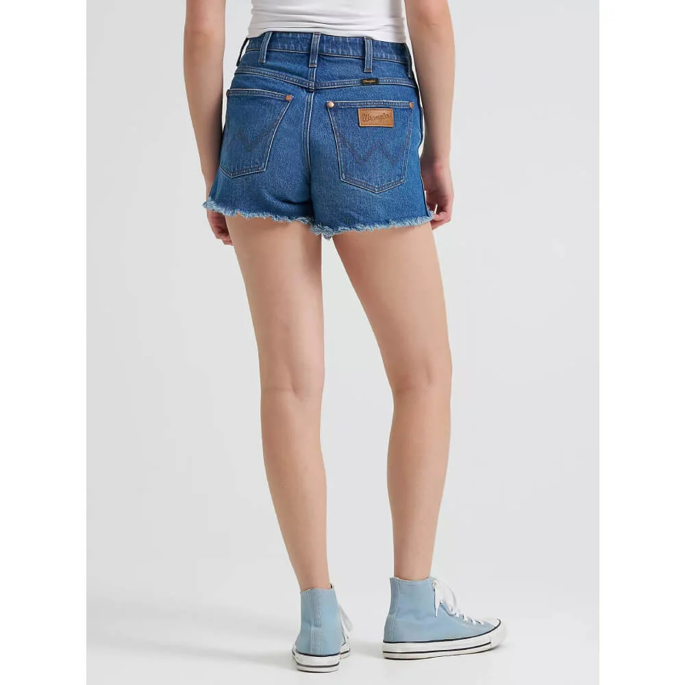 Wrangler Womens 3.5" Cowboy Shorts Juniper - 112373391 - Image 4