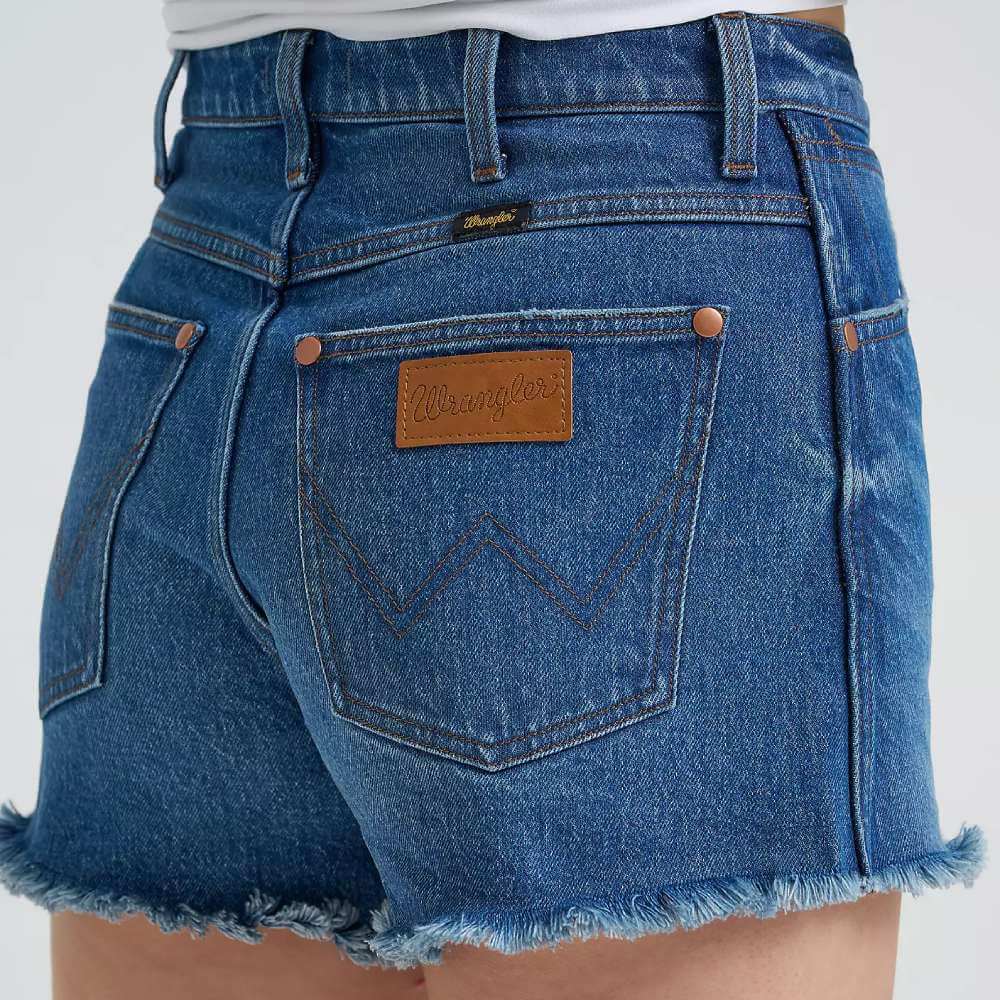 Wrangler Womens 3.5" Cowboy Shorts Juniper - 112373391 - Image 6