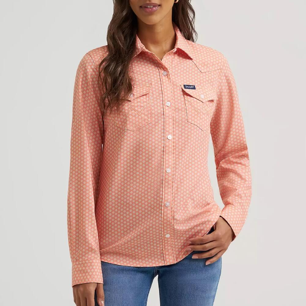 Womens Long Sleeve Western Tops