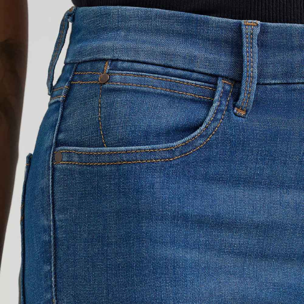 Wrangler Womens Bespoke High Rise Bootcut Jeans Pearl - 112374971 - Image 4