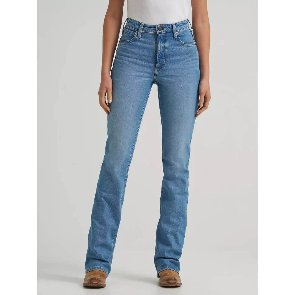 Wrangler Womens High Rise Rodeo Bootcut Riding Jeans Camila - 112367598 - Image 4