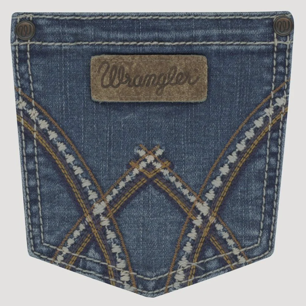 Wrangler Womens Retro Bootcut Jeans - 09MWZDW - Image 3