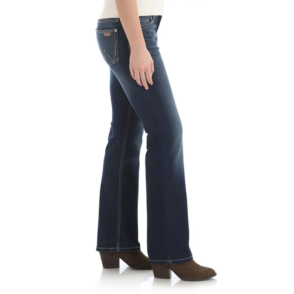 Wrangler Womens Retro Mae Jeans - 09MWZHT - Image 3