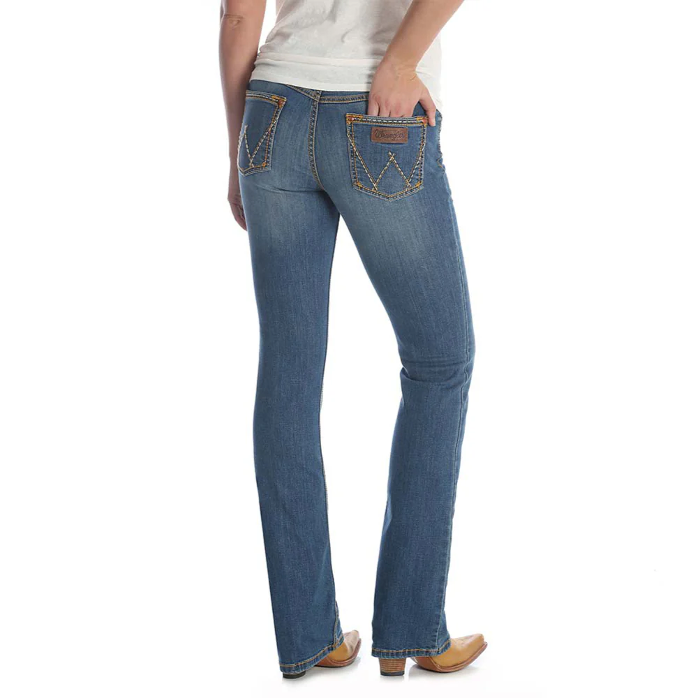 Wrangler Womens Retro Mae Jeans - 09MWZKM - Image 2