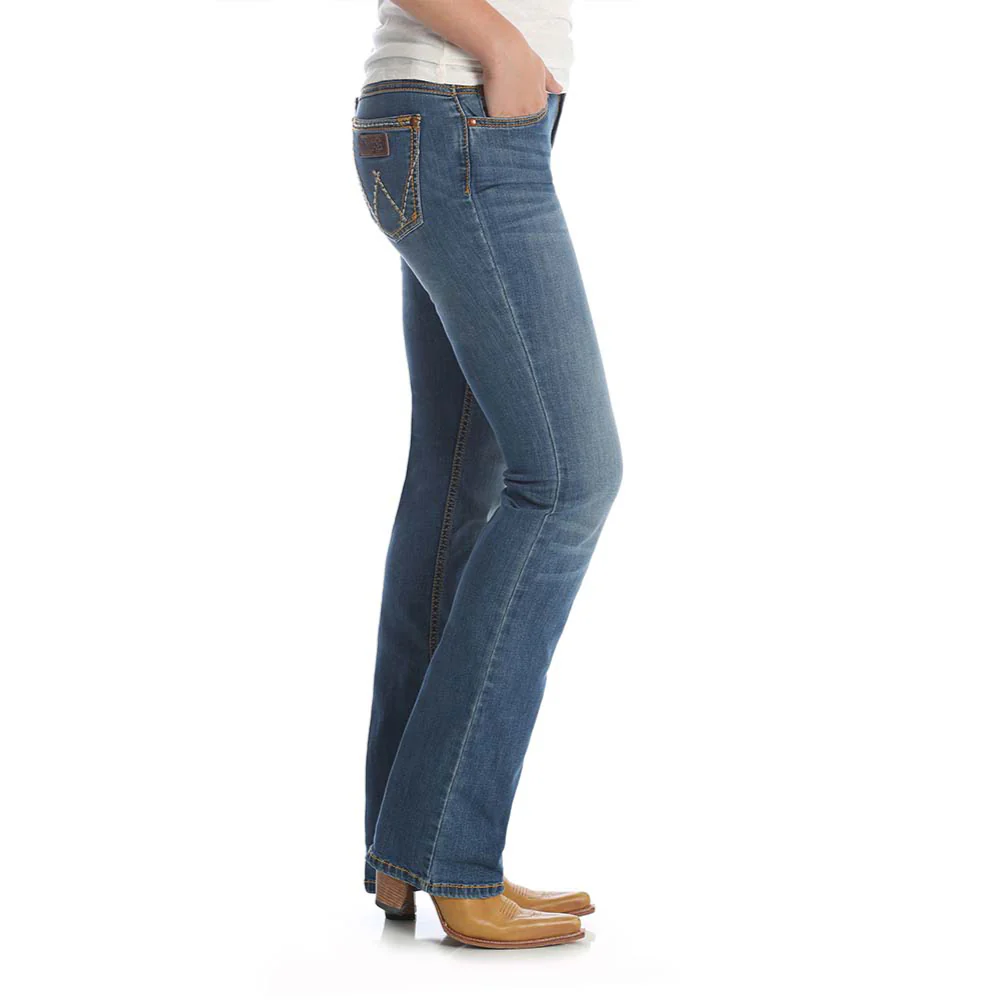 Wrangler Womens Retro Mae Jeans - 09MWZKM - Image 3