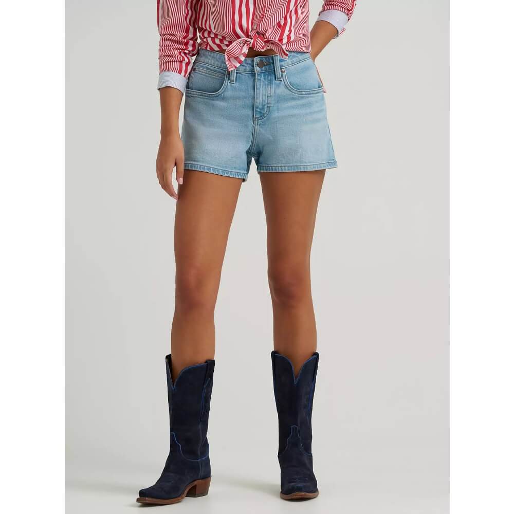 Wrangler Womens Retro® Mae Mid Rise Short Brynn - 112375246 - Image 2