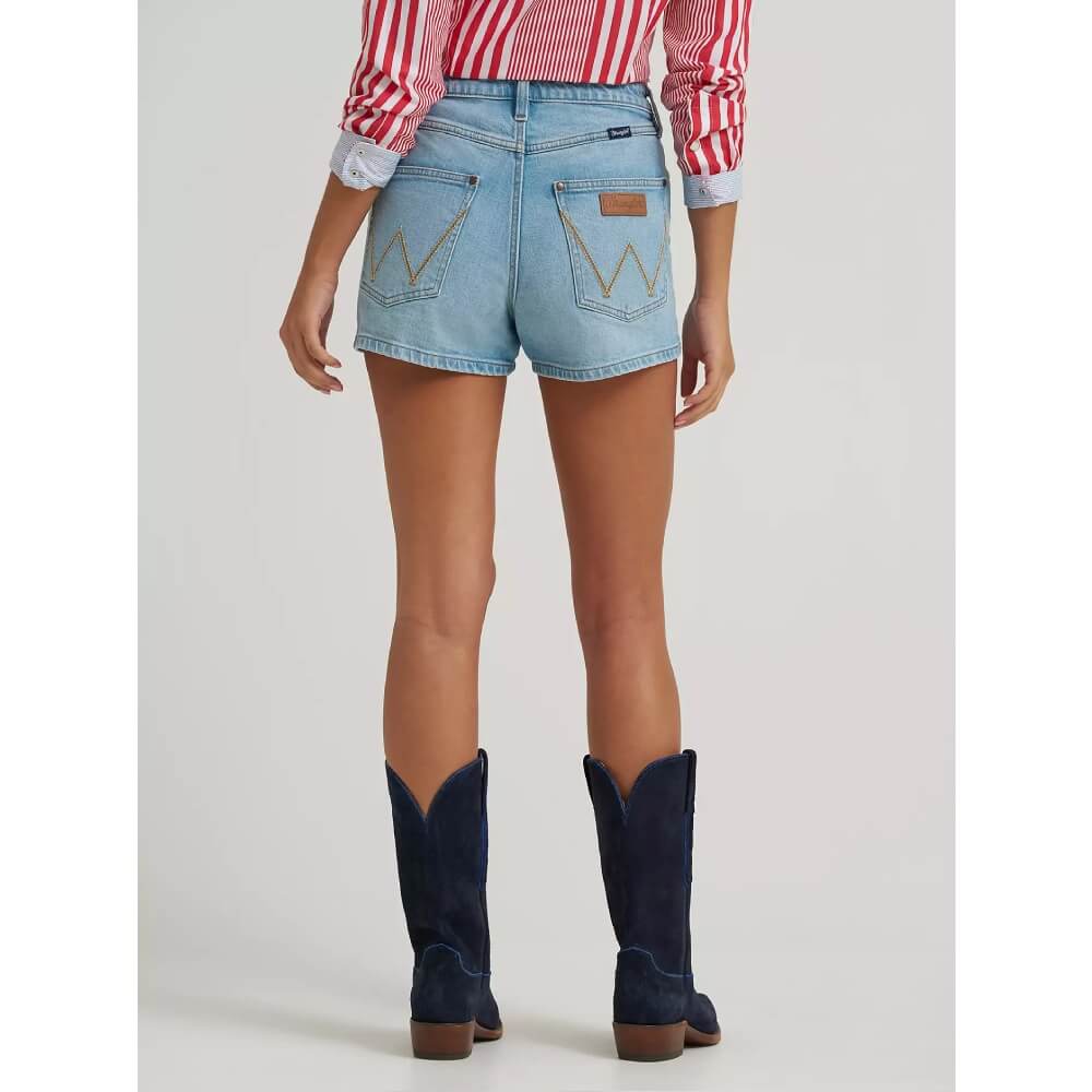 Wrangler Womens Retro® Mae Mid Rise Short Brynn - 112375246 - Image 4