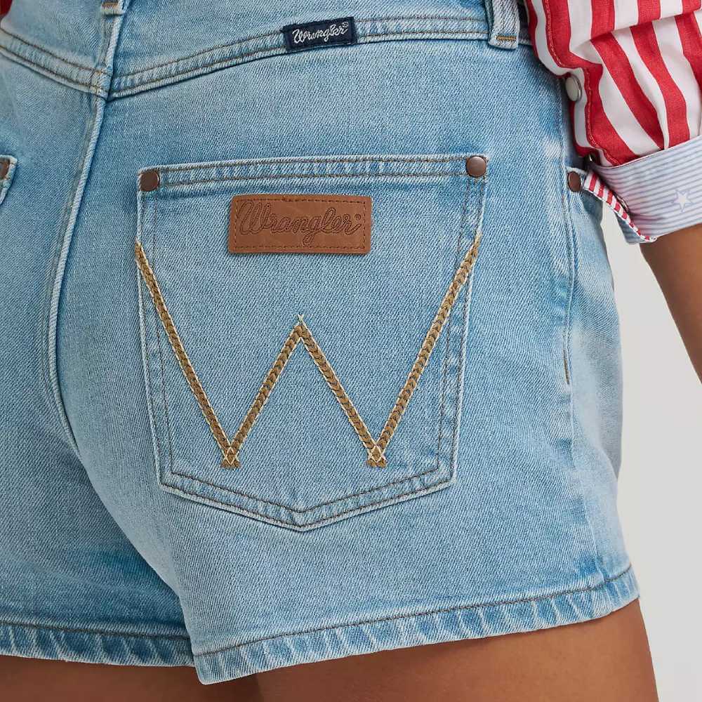 Wrangler Womens Retro® Mae Mid Rise Short Brynn - 112375246 - Image 5