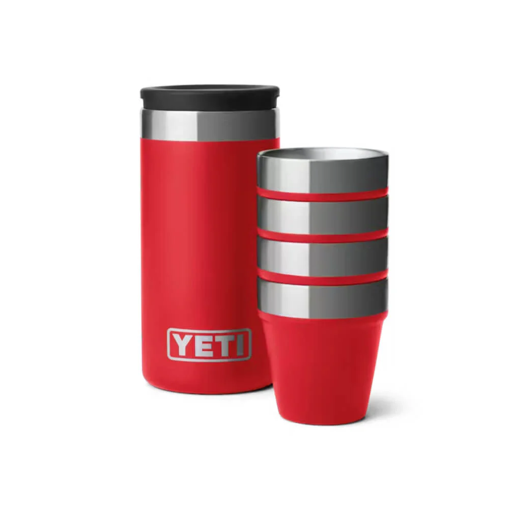 Yeti 1.7oz Shot Glasses & Case Rescue Red - YSHOTGLASSRESCUERED - Image 2