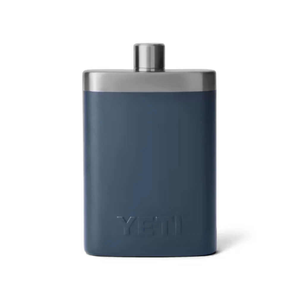 Yeti 7oz Stainless Steel Flask Navy - YFLASKNAVY - Image 2
