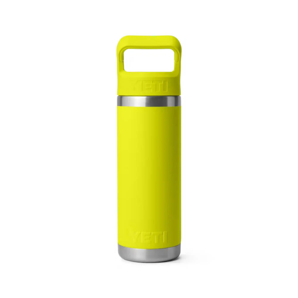 Yeti Rambler 18 oz Bottle With Straw Cap Firefly Yellow - YRAM18STRAWBOTTLEFIREFLYYELLOW - Image 2