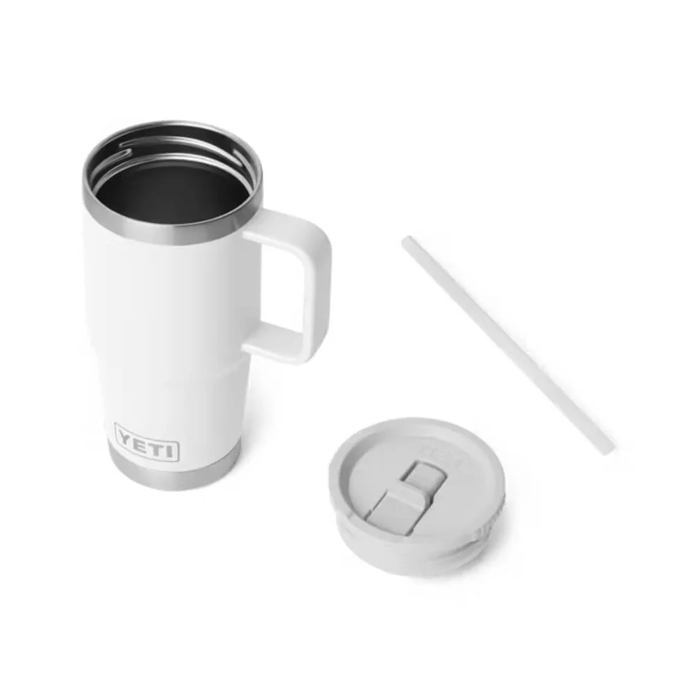 Yeti Rambler 20 Oz Straw Mug White - YRAM20STRAWMUGWHITE - Image 3