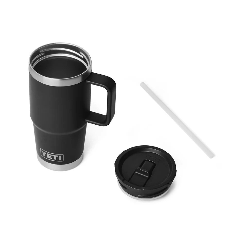 Yeti Rambler 20 Oz Straw Mug - YRAM20STRAWMUGBLACK - Image 2