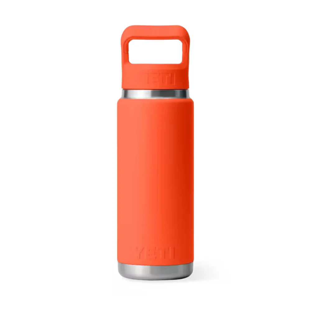 Yeti Rambler 26 oz Bottle With Straw Cap Papaya - YRAM26STRAWBOTTLEPAPAYA - Image 2