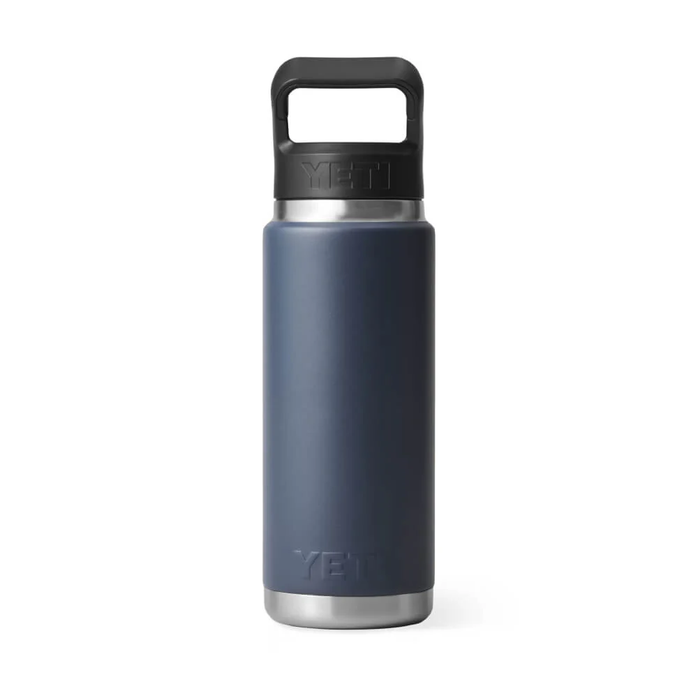 Yeti Rambler 26 oz Bottle With Straw Cap - YRAM26STRAWBOTTLENAVY - Image 2