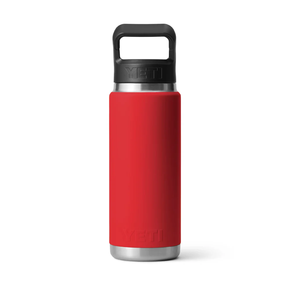 Yeti Rambler 26 oz Bottle With Straw Cap - YRAM26STRAWBOTTLERESCUERED - Image 2