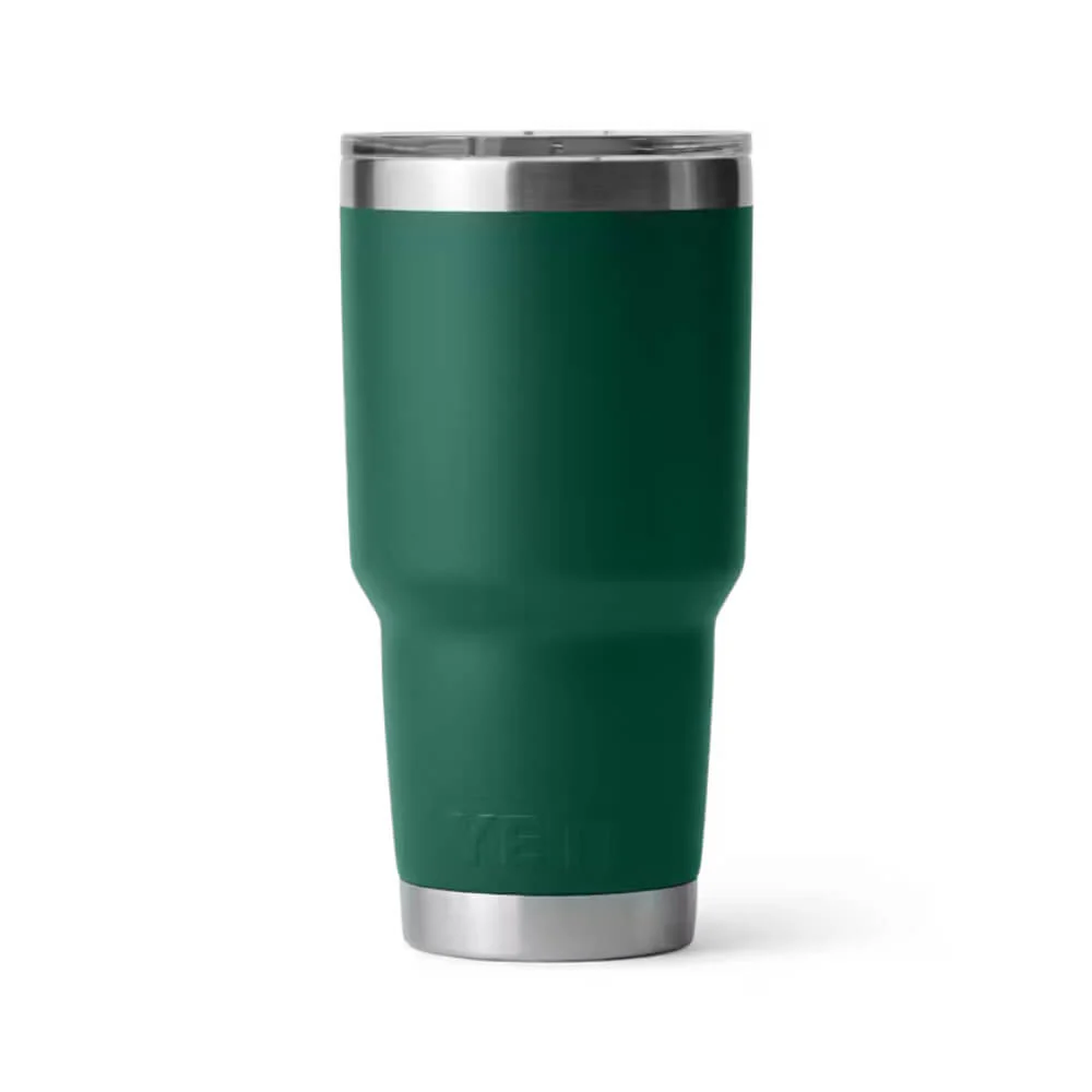 Yeti Rambler 30 oz Tumbler with MagSlider Lid Black Forest Green - YRAM30BLKFORESTGRN - Image 2